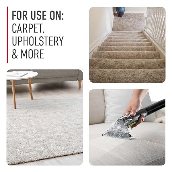 HOOVER RENEWAL CARPET CLEANER SOLUTION, 64 OZ., FRESH MEADOWS SCENT, EVERYDAY CARPET SHAMPOO SOLUTION, REMOVES DIRT AND GRIME FROM CARPET AND UPHOLSTERY, PAIR WITH HOOVER CARPET CLEANER MACHINE