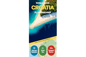 Lonely Planet Croatia Planning Map