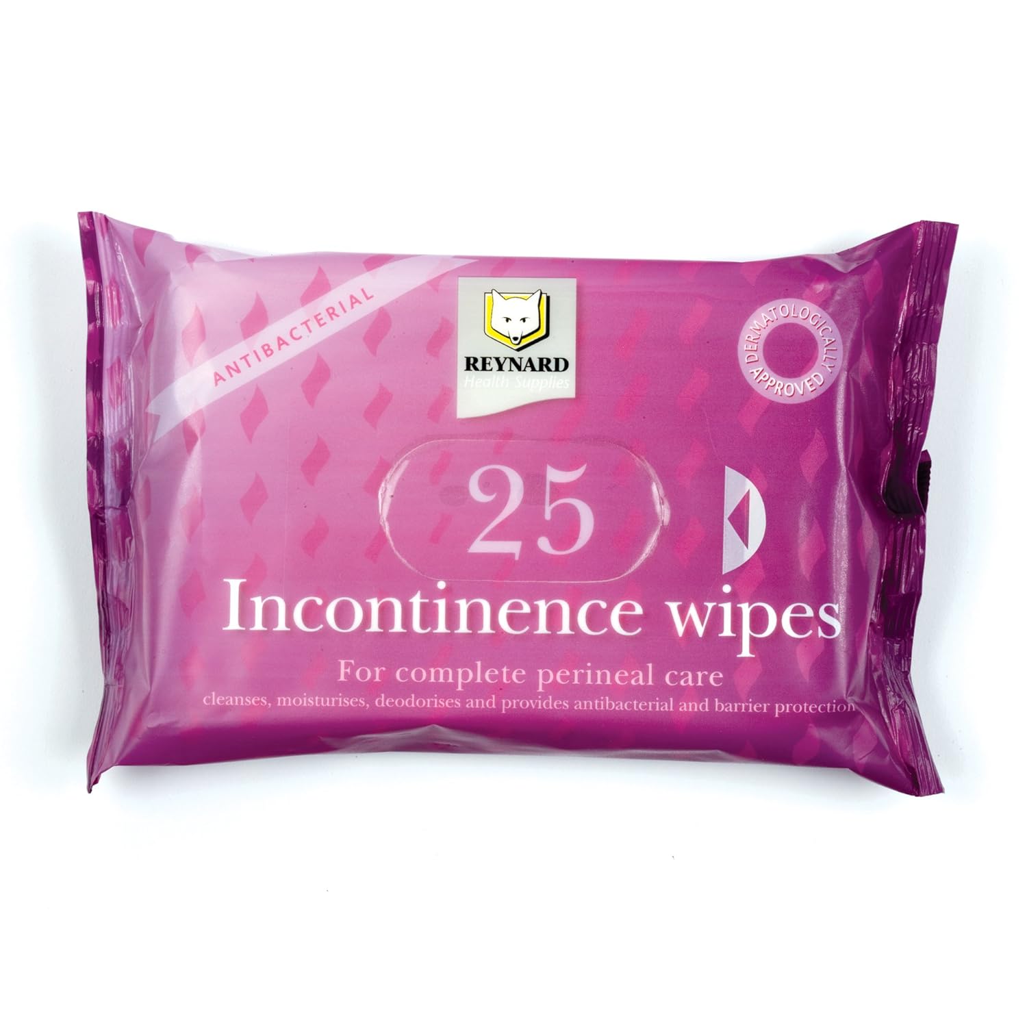 Reynard Antibacterial Incontinence Wipes 33 x 22cm (Pack of 25) Amazon.co.uk Health