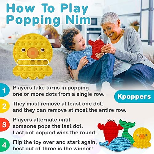 15 PCS Mini Pop Fidget It Portachiavi, Squeeze Pop Giocattoli in Silicone, Regalo e Bomboniere