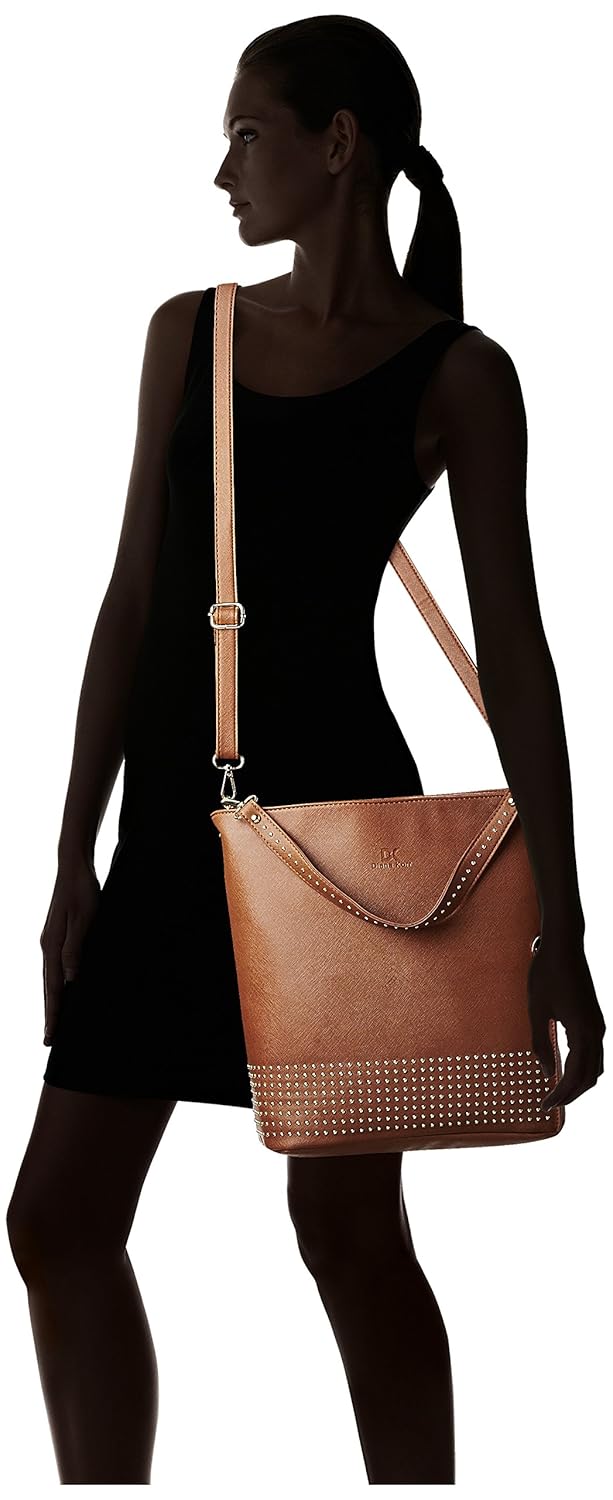diana korr women's shoulder bag (brown) (dk06hbrw)