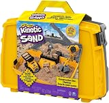 Kinetic Sand Construction Site Folding Sandbox Playset with Crane Truck 907g view 9