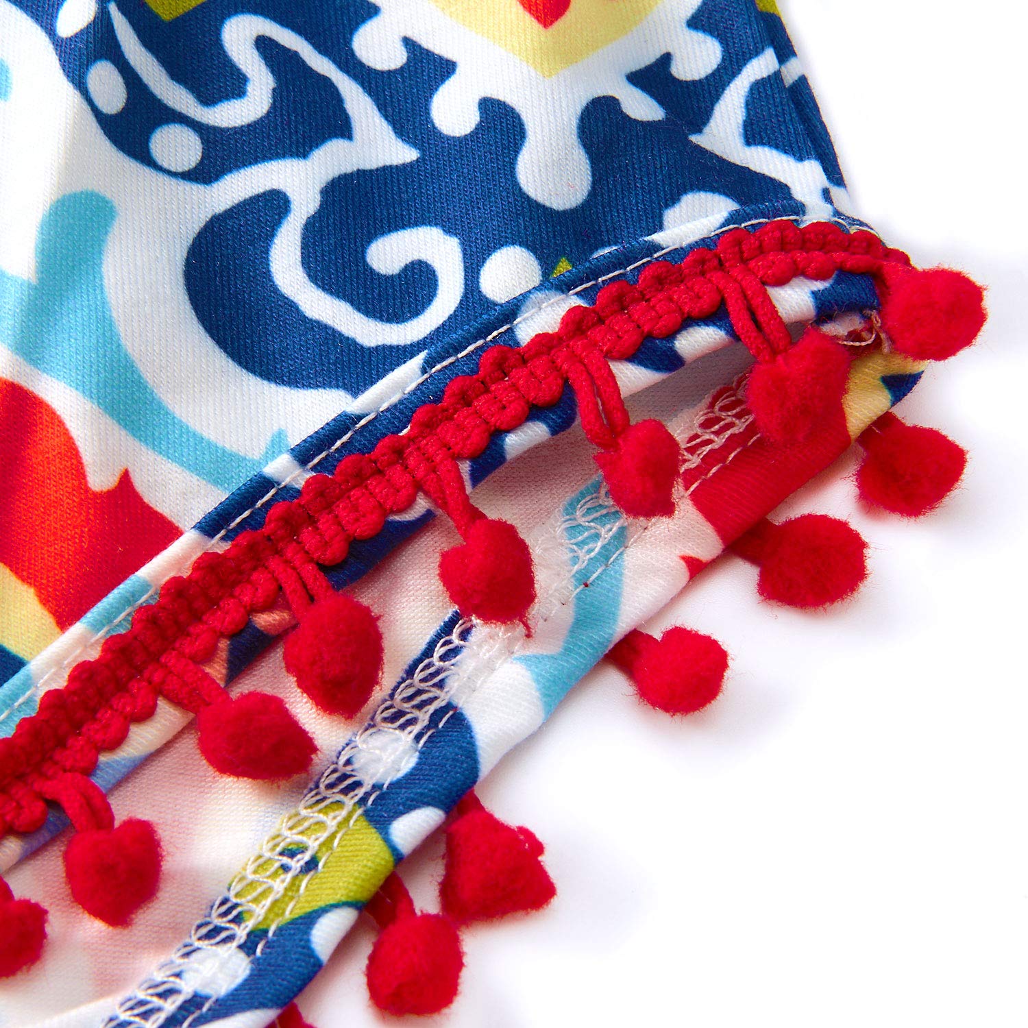 RAISEVERN Chic Imprimer sans Manches Onesie Whit Romper avec la tête des Tenues Quotidiennes Taille 90