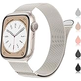 MARGE PLUS Compatible with Apple Watch Band 38mm 40mm 41mm 42mm 44mm 45mm 46mm 49mm Women Men, Stainless Steel Mesh Loop Magnetic Clasp Replacement for iWatch Series 11 10 9 8 7 6 5 4 SE3 SE2 Ultra 3