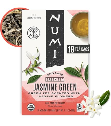 Amazon.com : Numi Organic Chinese Breakfast Tea, 18 Tea Bags, Full