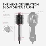 TYMO AIRBEAM Hair Dryer Brush UK Low-Noise Ionic Blow Dry Hot Air Brush view 5