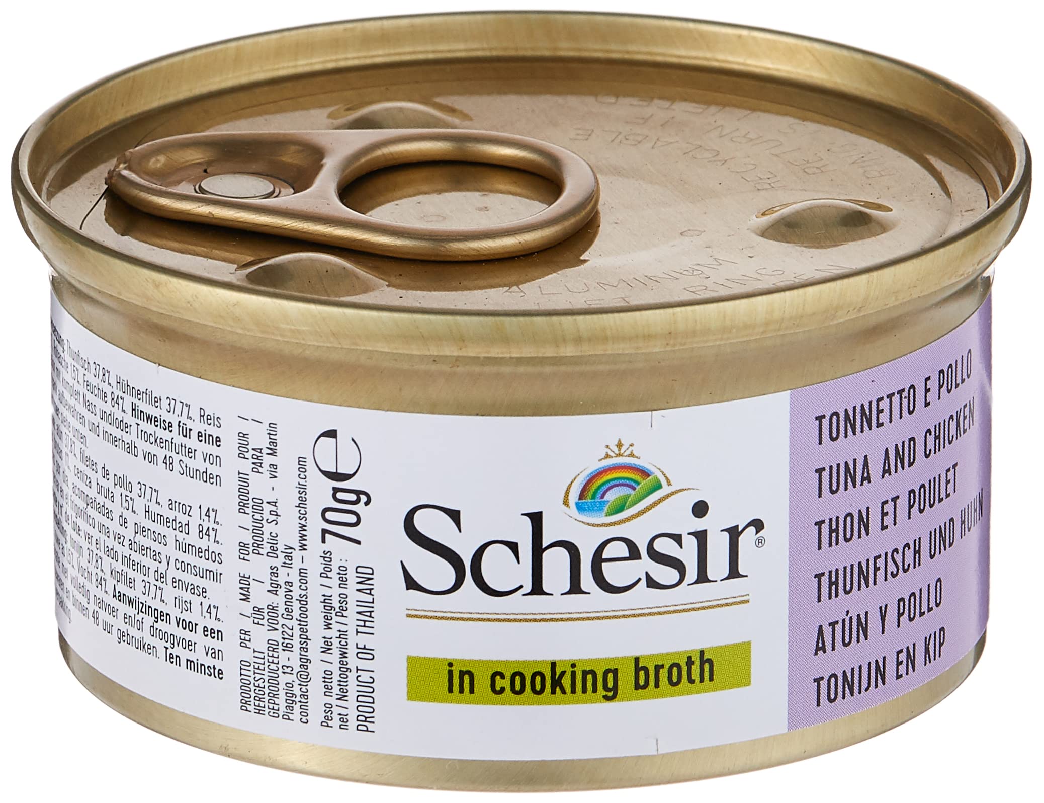 Schesir Brodo Cott. Tuna/Chicken 280 gr.