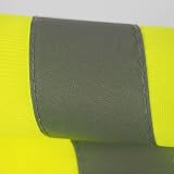 StickersWall Personalised Hi Vis Vest Custom Printed Yellow XLarge Reflective view 5
