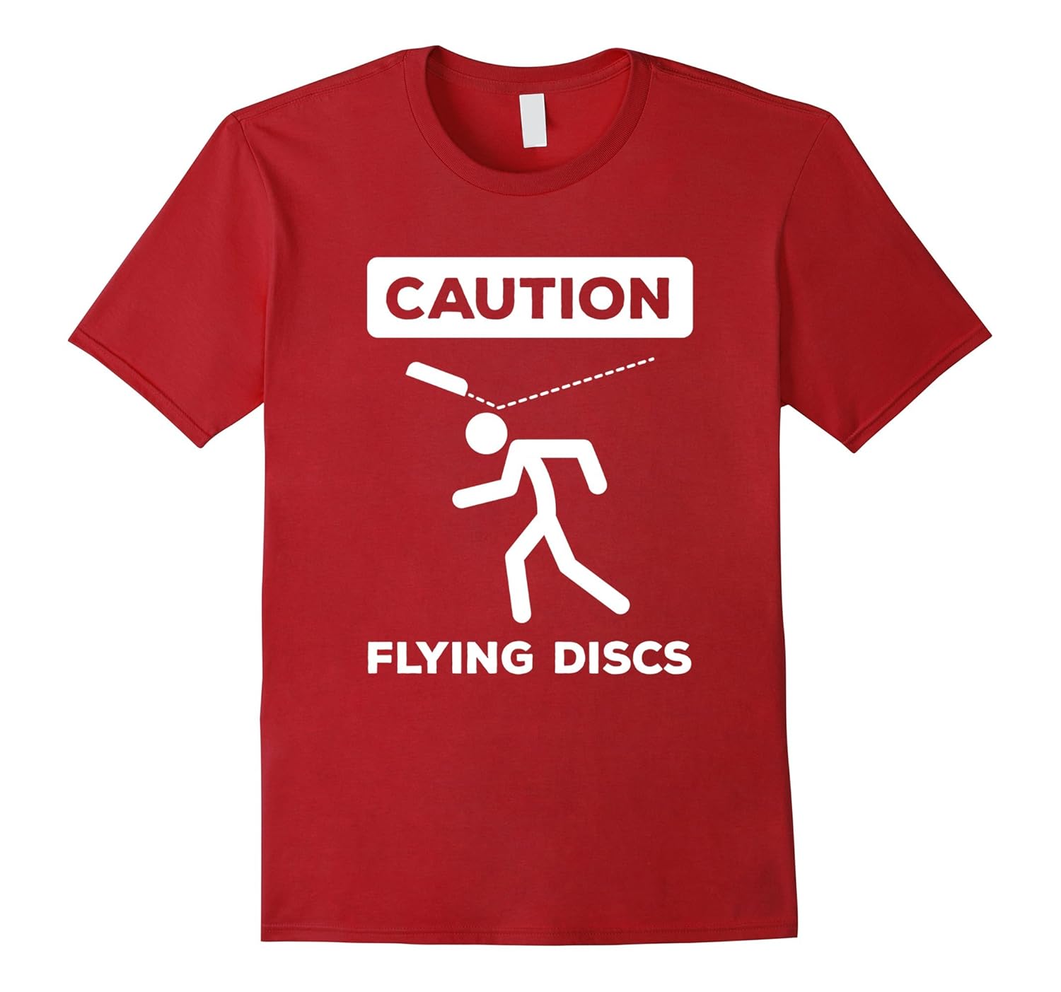 Funny Disc Golf T Shirt Caution Flying DiscsArt Artvinatee