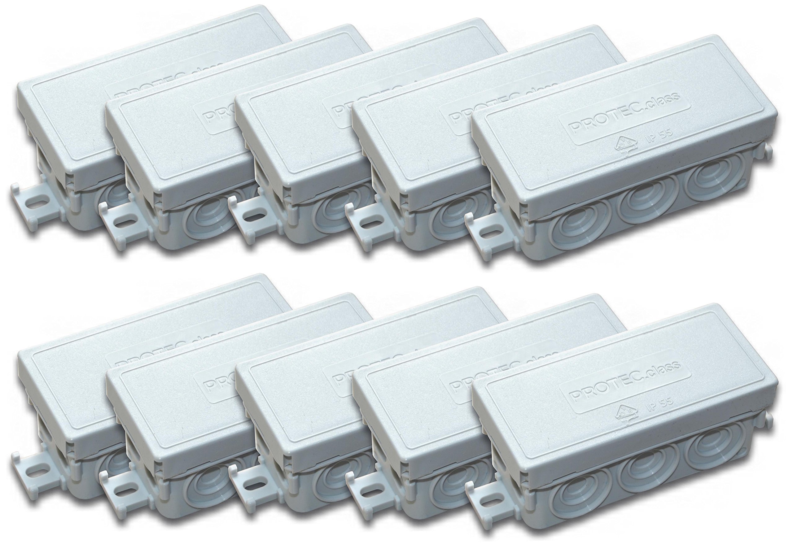Protec.class Kartons 4389 Grey Pack of 10 FR Junction Box