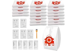 20 Pack Miele Vacuum Bags, Replacement for Miele FJM Vacuum Compact C2 Compact C1 Complete C1 S241 S290 S300i S500 S700 S4 S6