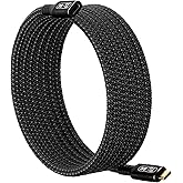 USB-C Extension Cable,2M/6.6FT,40Gbps for Thunderbolt 4, Male to Female, 240W PD & 8K Display, Compatible with Thunderbolt 3/