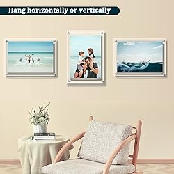 AMEITECH Acrylic Floating Picture Frame, 11x14