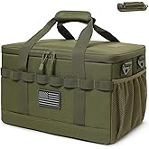 Lemubeane Tactical Camping Storage Bag 28L Tactical Utility Tote Bag Camping Cookware Organizer Trunk Organizer