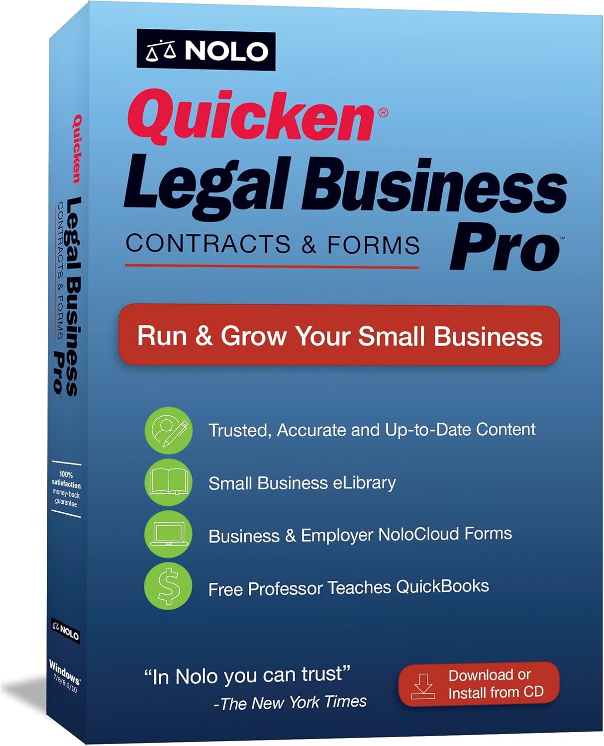 Nolo software Quicken Legal Business Pro