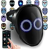 AIGLUN LED Face Transforming Mask with Gesture Control Fun - Cool stuff Cosplay and Christmas Parties