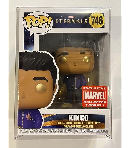 Amazon.com: Funko POP! Eternals Marvel Collector Corps Set of 2