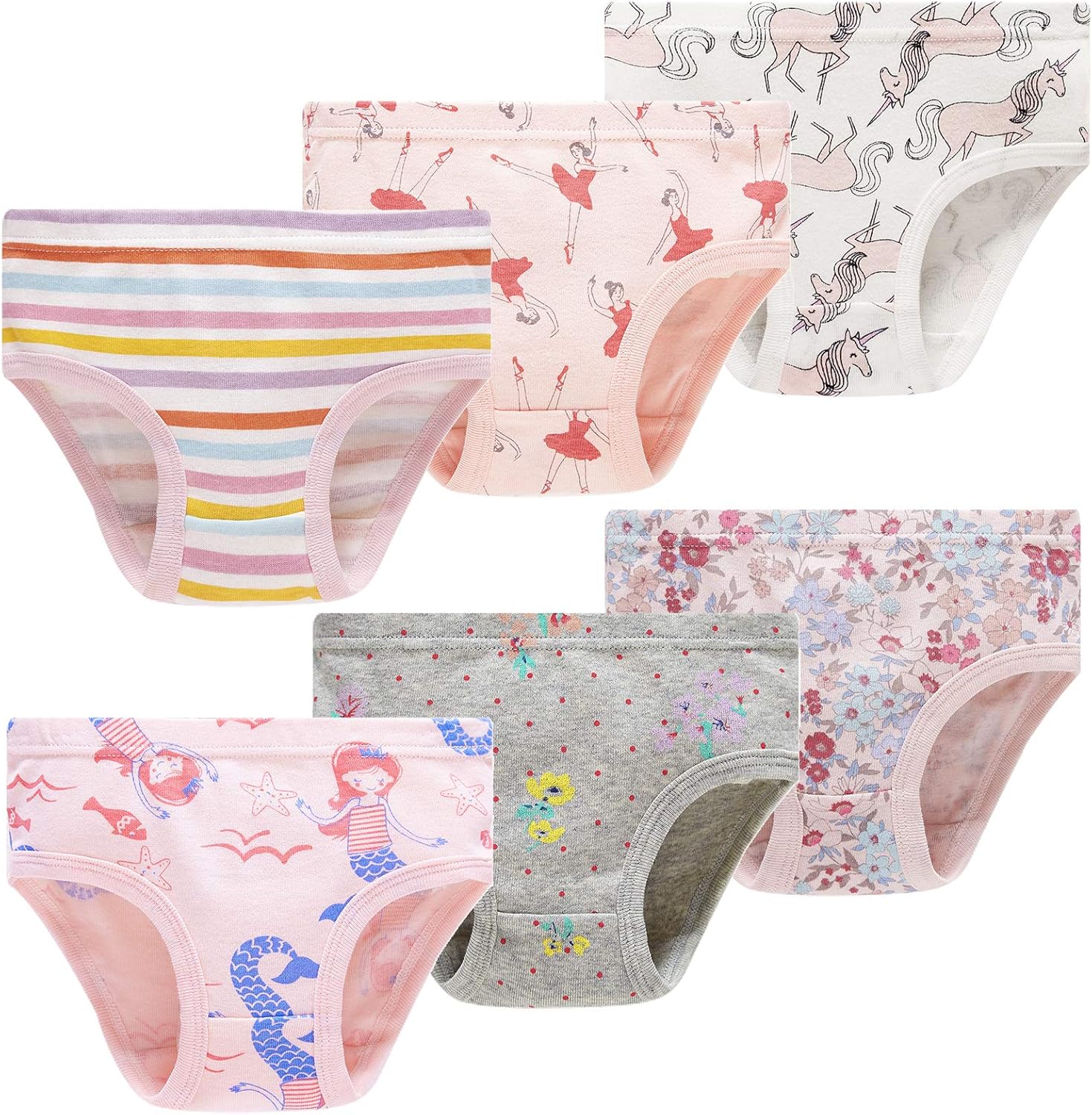 Winging Day Little Girls' Cotton Panties Baby Toddler Soft Underwear