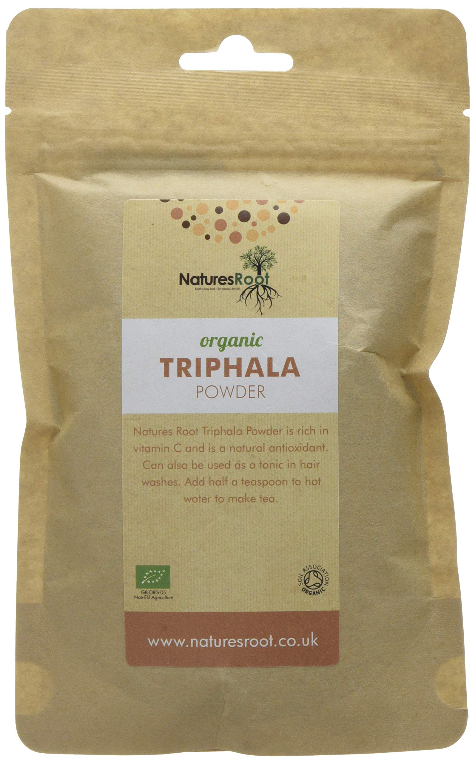 Natures Root Organic Superfoods Triphala Powder - 125g