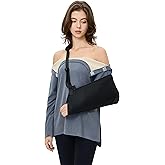 Magnetic Fleece Long Sleeve Post Shoulder Surgery Shirts for Women Tear Away Adaptive Clothing Rotator Cuff Recovery Shirt