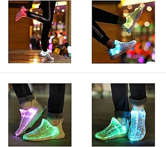 shinmax fiber optic led shoes