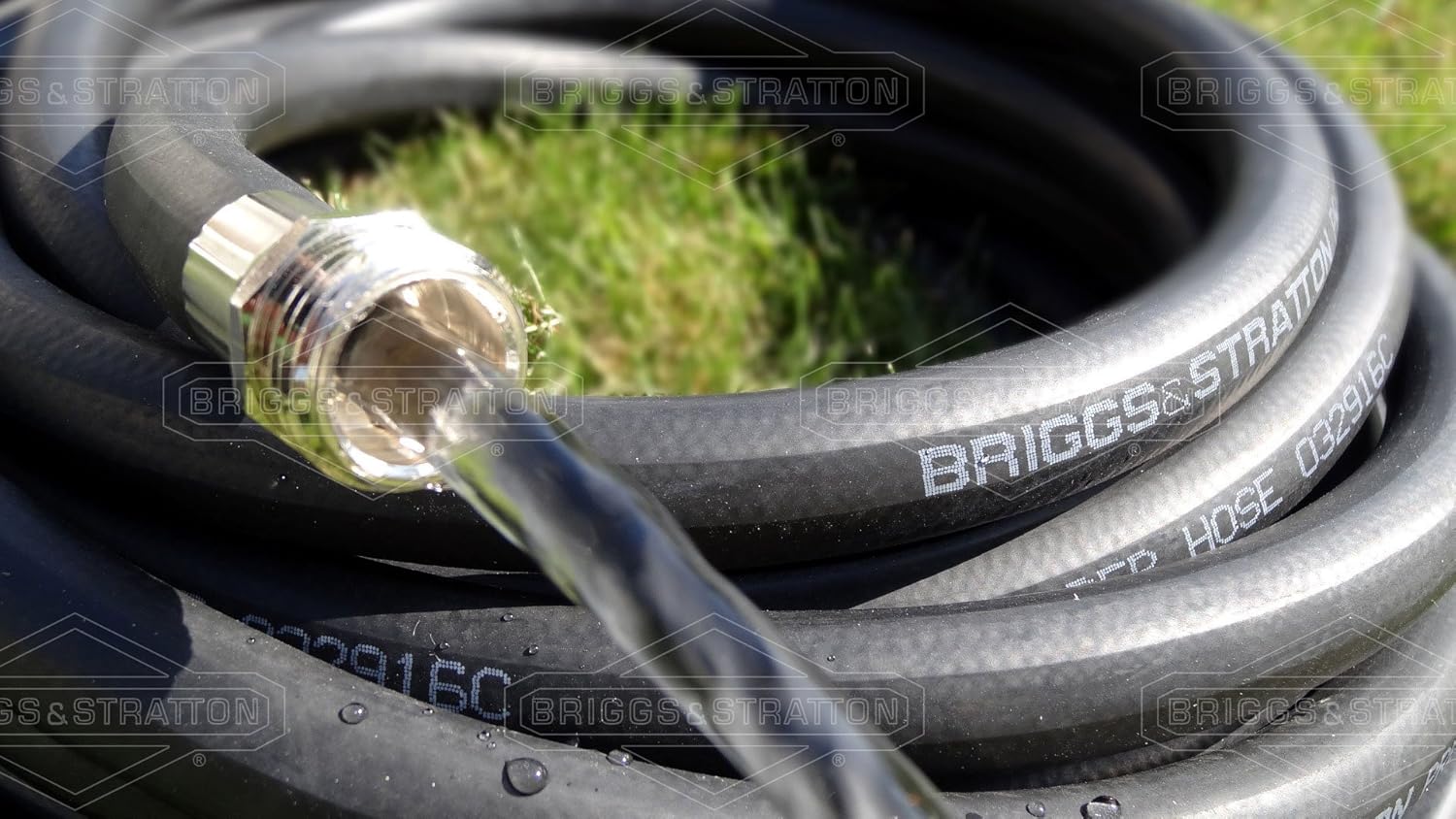 Briggs and Stratton 8BS50 50-Foot Premium Heavy-Duty Rubber Garden Hose : Garden & Outdoor