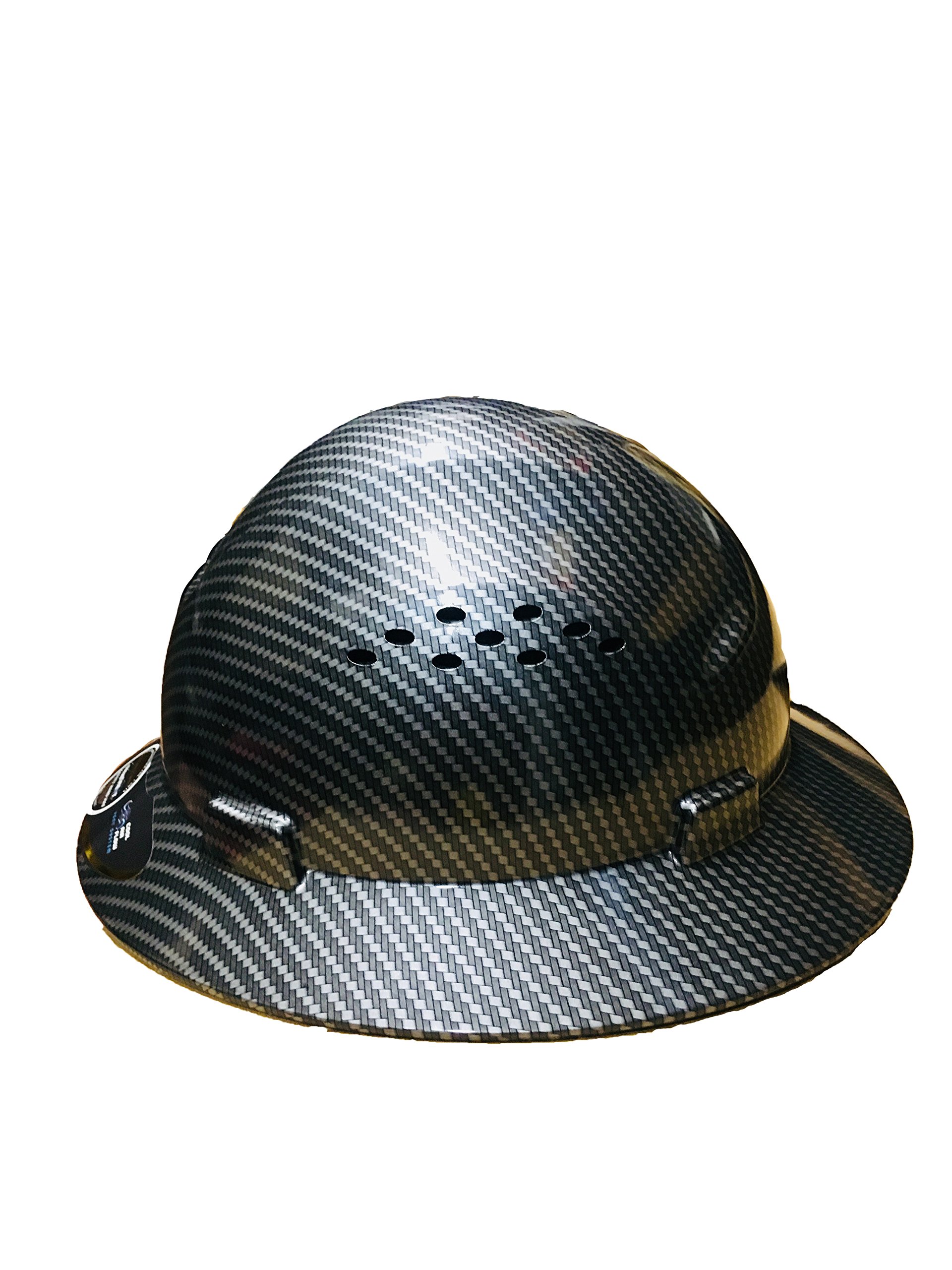 thumbnail image 2 of Hydro Dipped Full Brim Hard Hat With Fas-Trac Ratchet Suspension - Choose Blue, Red, Or Black 2 of 6