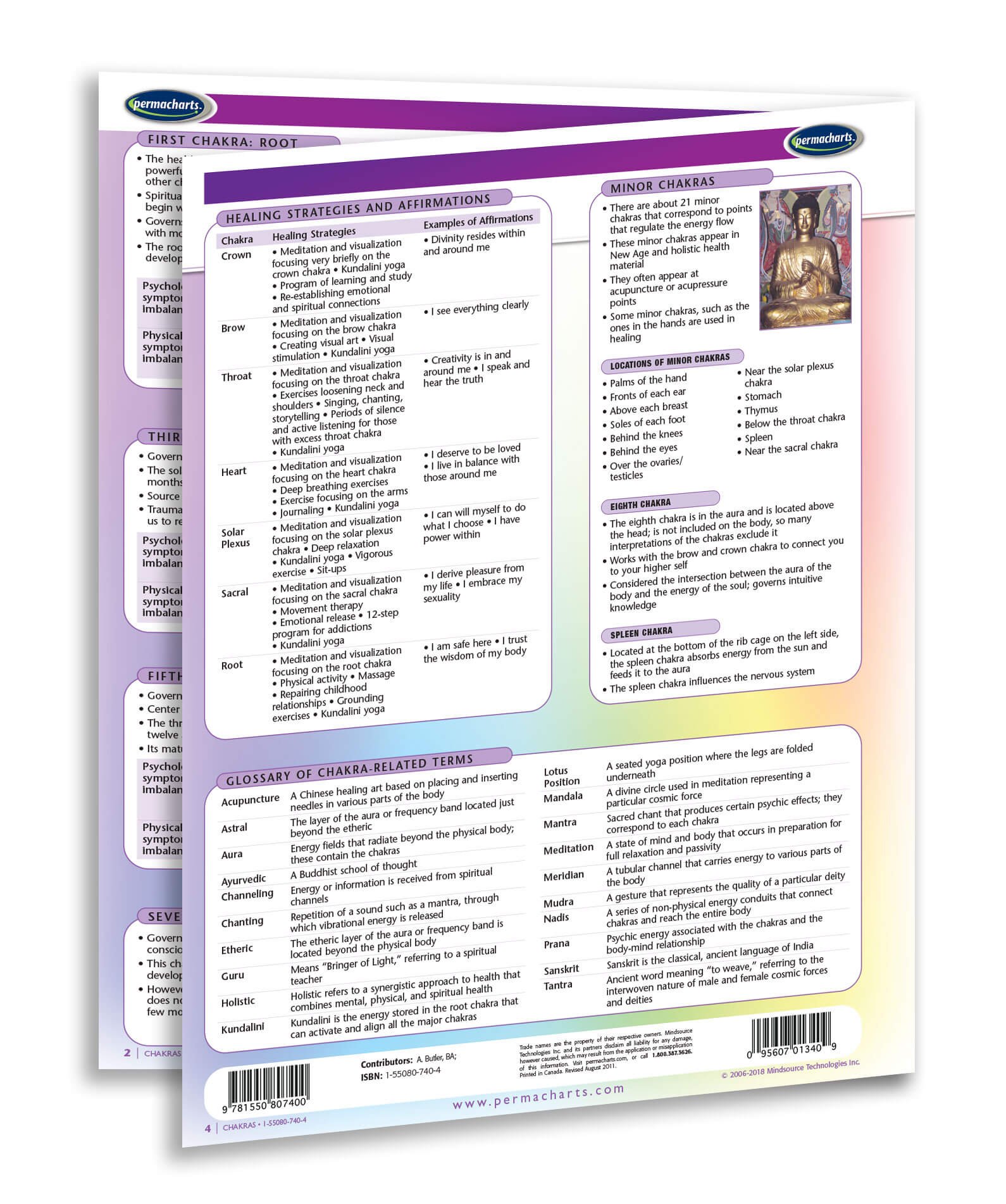 Mua Permacharts Chakras Guide- Holistic Health Quick Reference Guide ...