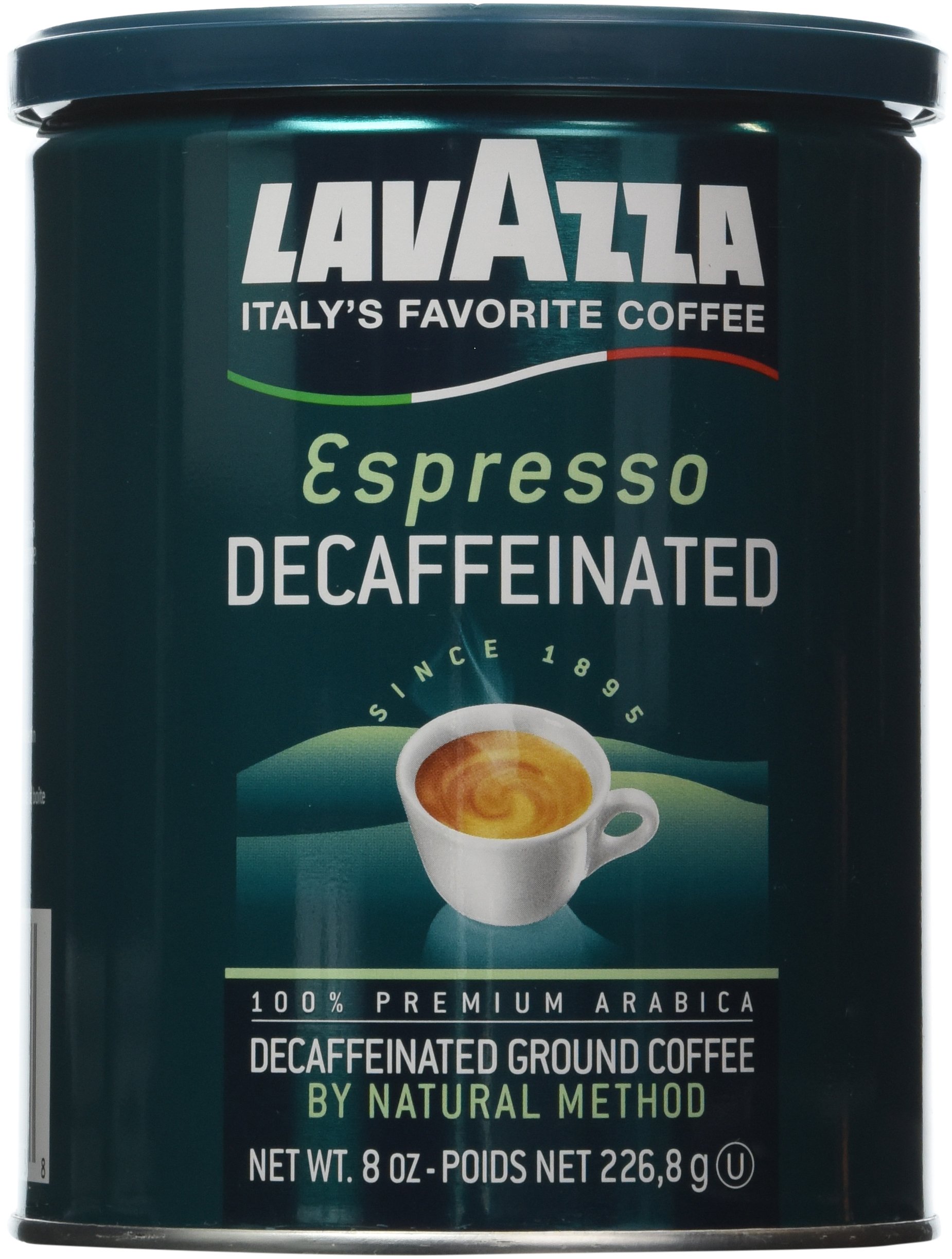 Lavazza Decaffeinated Espresso Ground Coffee 8 Ounce (Pack of 2... Free