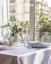 Pureegg Plastic Table Cloth Disposable 10 Pack, 54