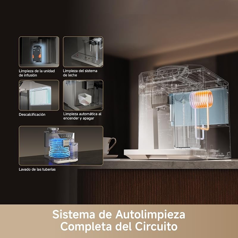 Ecceluxe Master, Cafetera Espresso Automática, Cold Brew 1 Toque