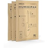 D'Addario Humidipak Guitar Maintain Packets, 3-Pack Case Humidity Control | Two-way guitar humidity control helps prevent cracks and warping while maintaining ideal case moisture balance.