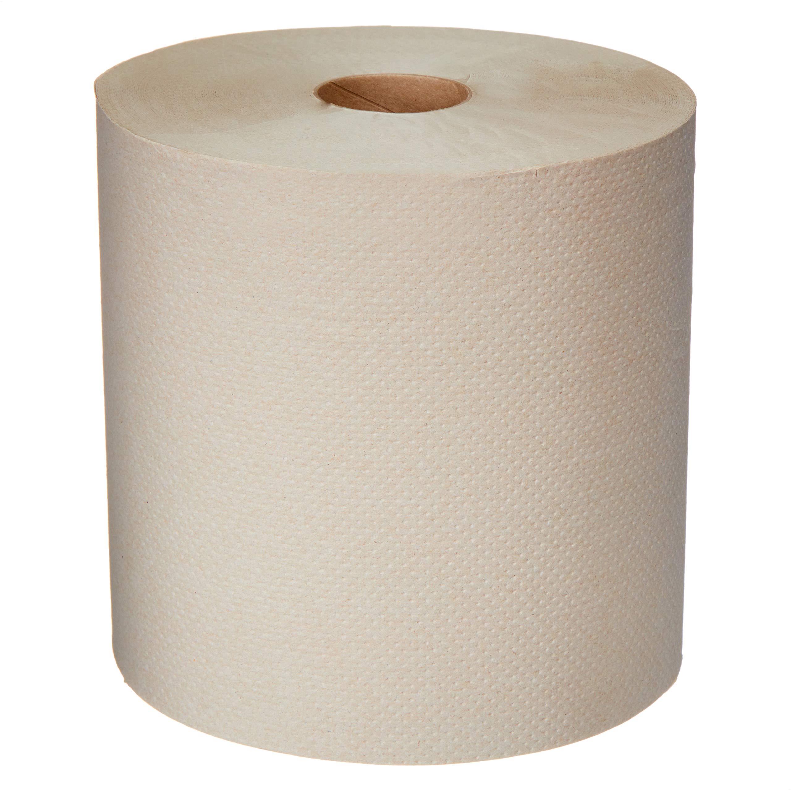 Photo 1 of AmazonCommercial 1-Ply Kraft 7.9' Hard Roll Paper Towels (SOFI-011) Bulk for Business |Made from 100% Recyclable Material |Compatible with Universal Dispensers|800 feet per Roll (6 Rolls)