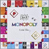 WS Game Company Keith Haring Monopoly Pop Shop 40th Anniversary Edition | Premium Art-Wrapped Collectors Board Game, Iconic Art, Custom Metal Tokens, Dancing Figure Pieces, for Adults &amp; Kids 8 and Up