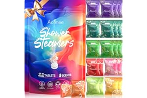 Aofmee Shower Steamers Aromatherapy 22 Pack - Shower Bombs Valentines Day Gifts for Her and Him, Shower Tablets with Essentia
