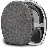 Geekria Shield Headphones Case Compatible with Bose QC Ultra II, QuietComfort, QC Ultra/45/35/25/SE, NC 700, Replacement Hard Shell Travel Carrying Bag with Cable Storage (Grey)