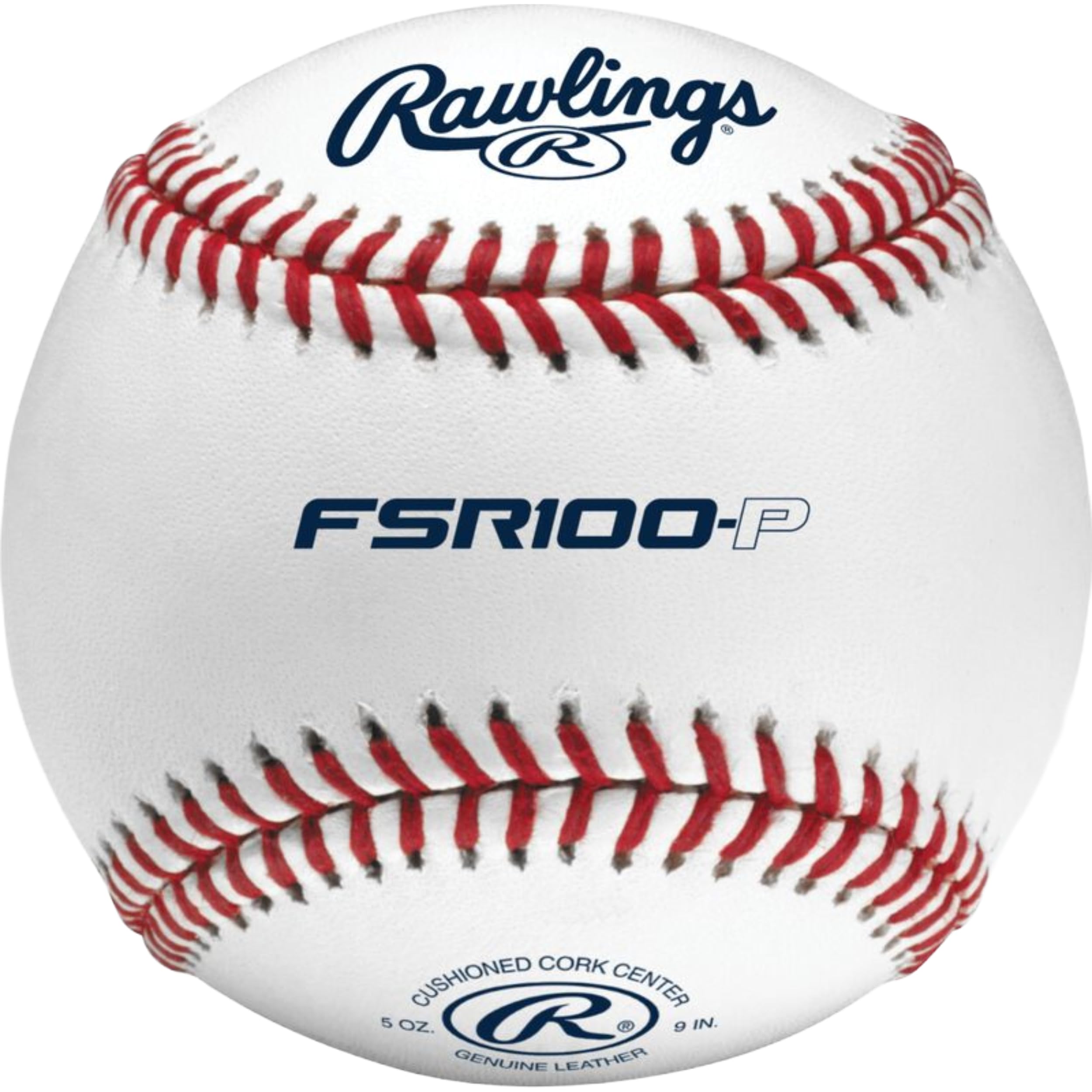 Rawlings FSR100 Flat Seam College Game/Practice Baseballs, Box of 12