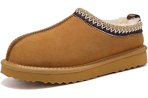 Meik Mangni Women's Slippers Platform Mini Boots Faux Fur Warm Winter Mules Cozy Warm House Shoes Indoor and Outdoor