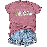 Magic Kingdom Shirt for Women Believe in The Magic T Shirt Fairy Story Tee Castle Graphic Short Sleeve Tops