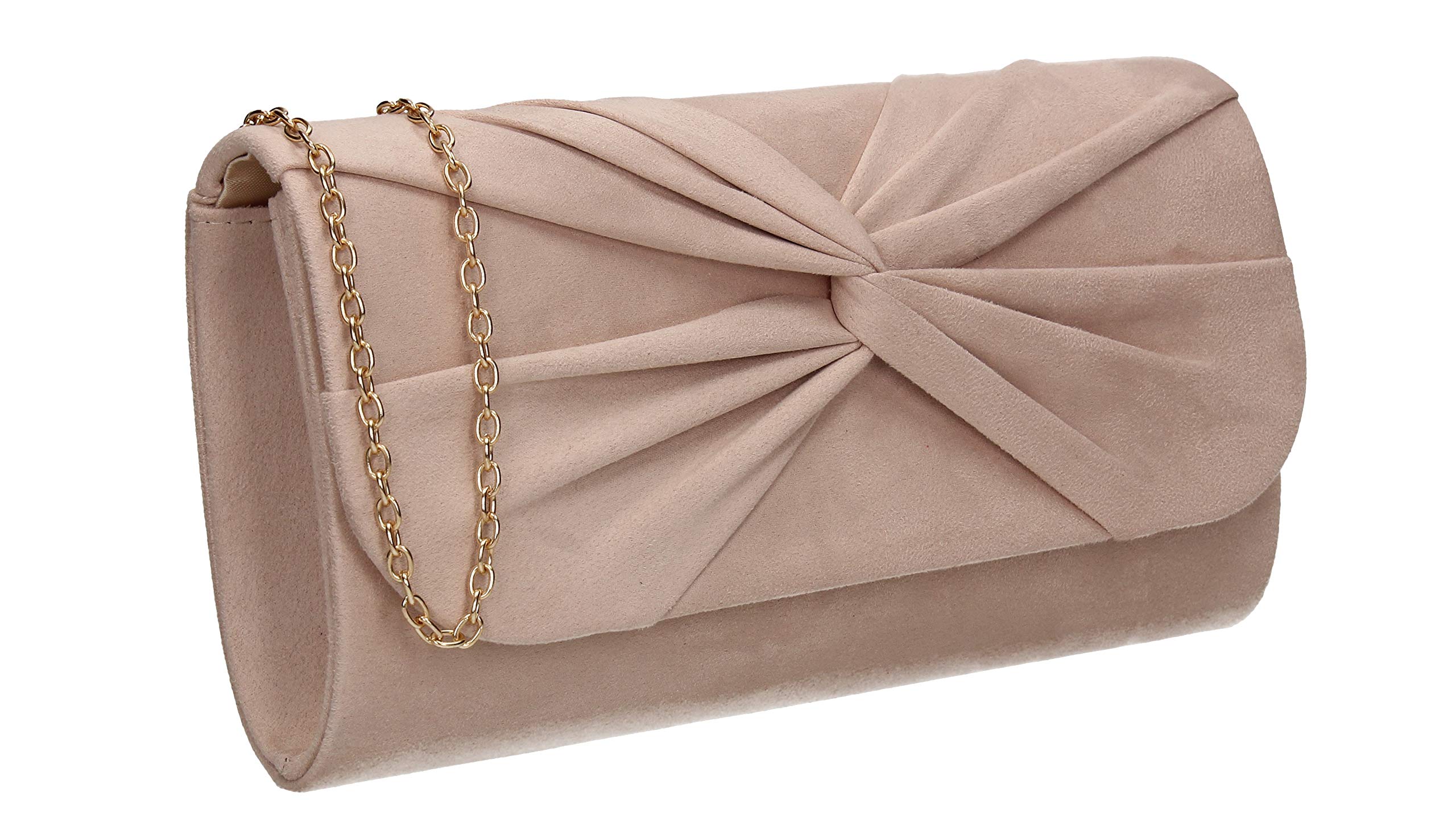 Swankyswans Women's Louise Clutch Bag, Nude, One Size