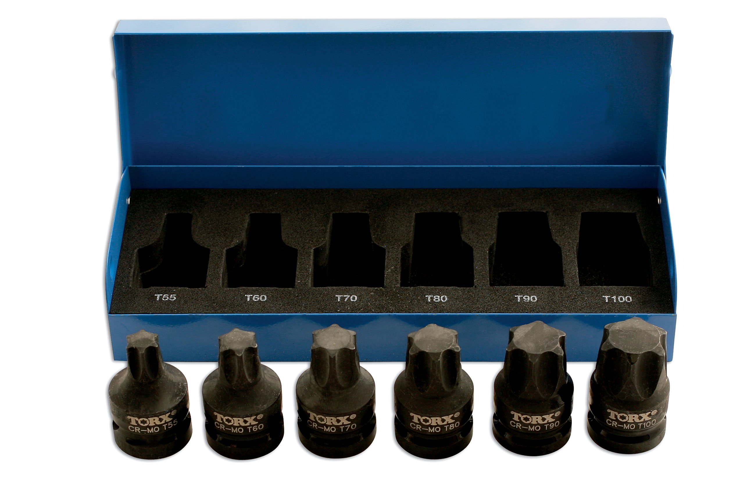 Laser 4947 Heavy Duty Torx® Socket Bit Set 1/2"D 6pc