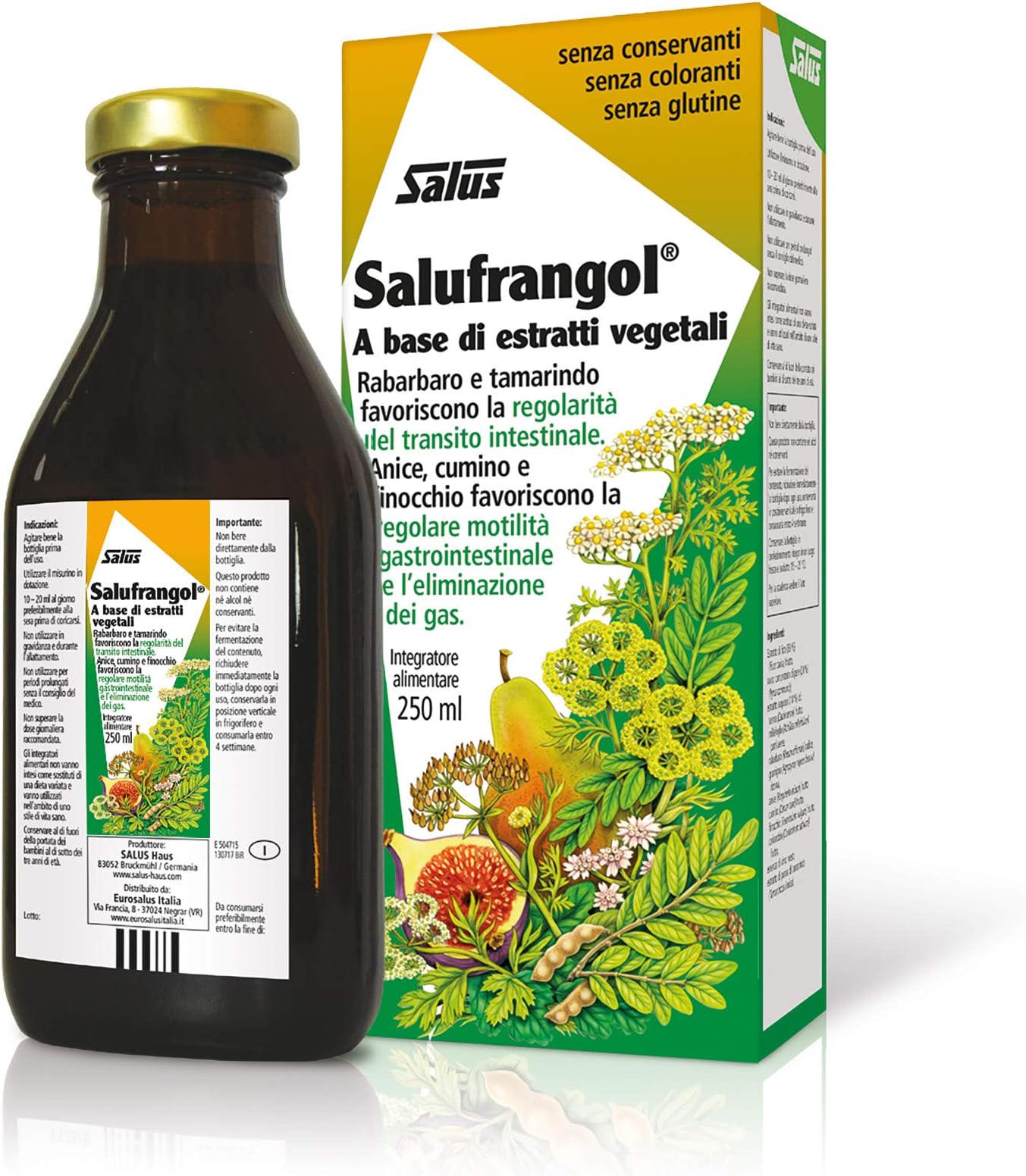Supplement For Intestinal Transit, Constipation Salufrangol250 Ml