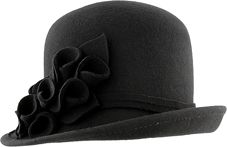 black cloche hat uk