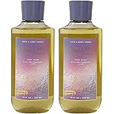 Bath & Body Works Shower Gel, Gift Set of 2, 10oz Each (Snowflakes Cashmere)