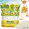 430g White Organic Natural Beeswax Pellets - CARGEN Beeswax Pastilles Pure Bulk Bees Wax Pellets for DIY Beewax Making Candle