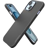 Smartish iPhone 15 MagSafe Case, Gripmunk, Slim Magnetic Grip Case, Black | Thin, Protective, Grippy Texture with Microfiber-Lined Interior, Drop-Tested from 6 Feet, Raised Edges for Screen &amp; Camera