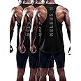 NELEUS Men's 3 Pack Dry Fit Y-Back Muscle Tank Top