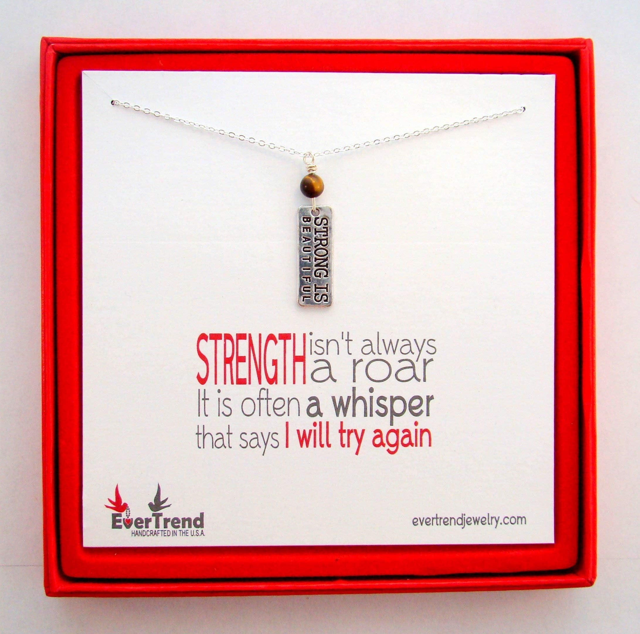 Strong is Beautiful Necklace