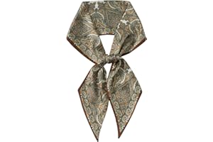 CHUNG Women Satin Head Scarves bandanas Emulation Silk HandBag Hair Ribbons Long Narrow Scarf 57 * 5.5"