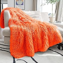JONIYEAR Extra 2.8" Long Hair Fluffy Faux Fur Throw